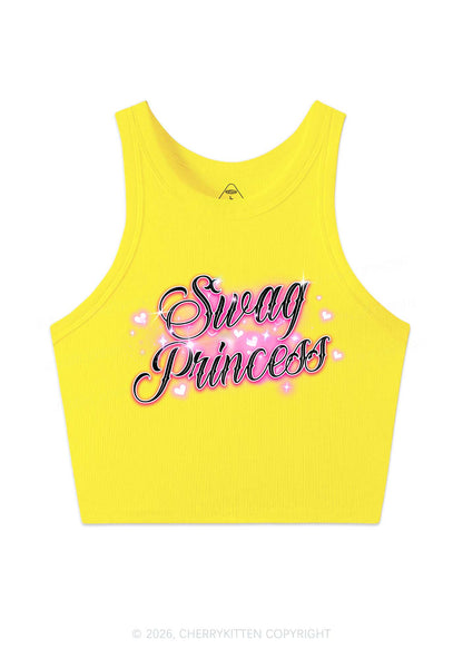 Swag Princess Y2K Crop Tank Top Cherrykitten