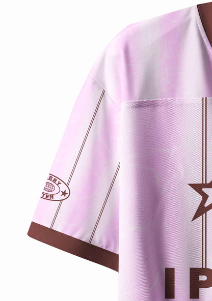 Purple I Put The Bi In Bxxch Pride Y2K Crop Sport Jersey Shirts Cherrykitten
