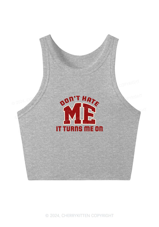Don't Hate Me Y2K Crop Tank Top Cherrykitten