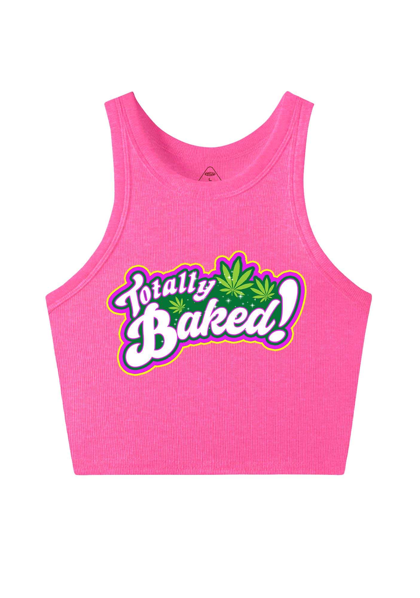Totally Baked Y2K Crop Tank Top Cherrykitten
