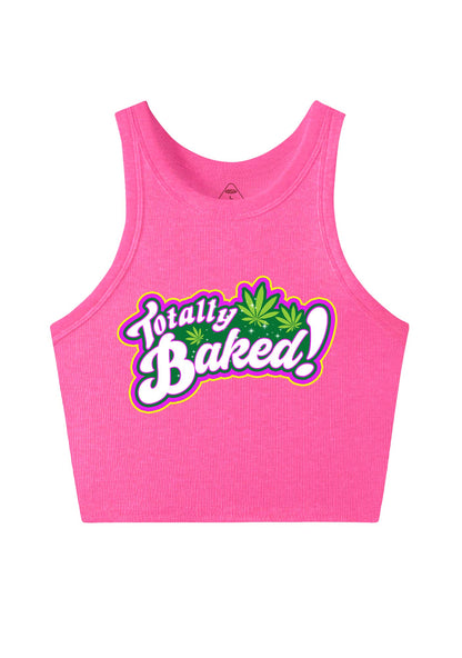 Totally Baked Y2K Crop Tank Top Cherrykitten