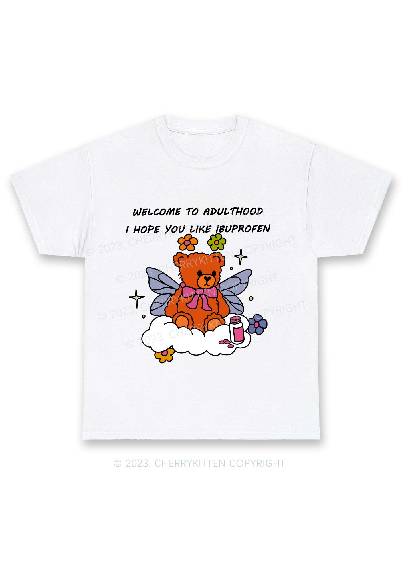 Welcome To Adulthood Y2K Chunky Shirt Cherrykitten