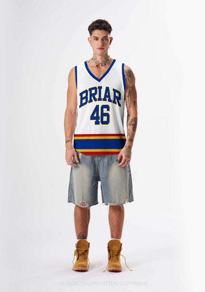 Retro White Hockey Team JT Y2K Sport Jersey Tank Cherrykitten