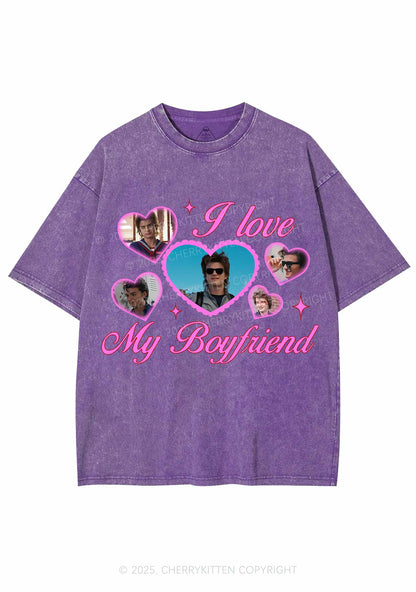 I Love My Boyfriend SH Y2K Shirts Washed Tee Cherrykitten