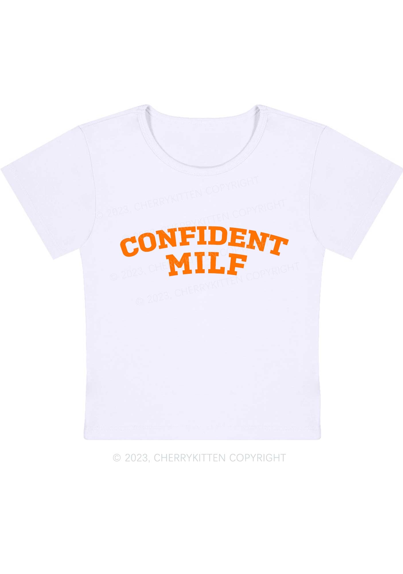 Confident Mxxf Y2K Baby Tee Cherrykitten