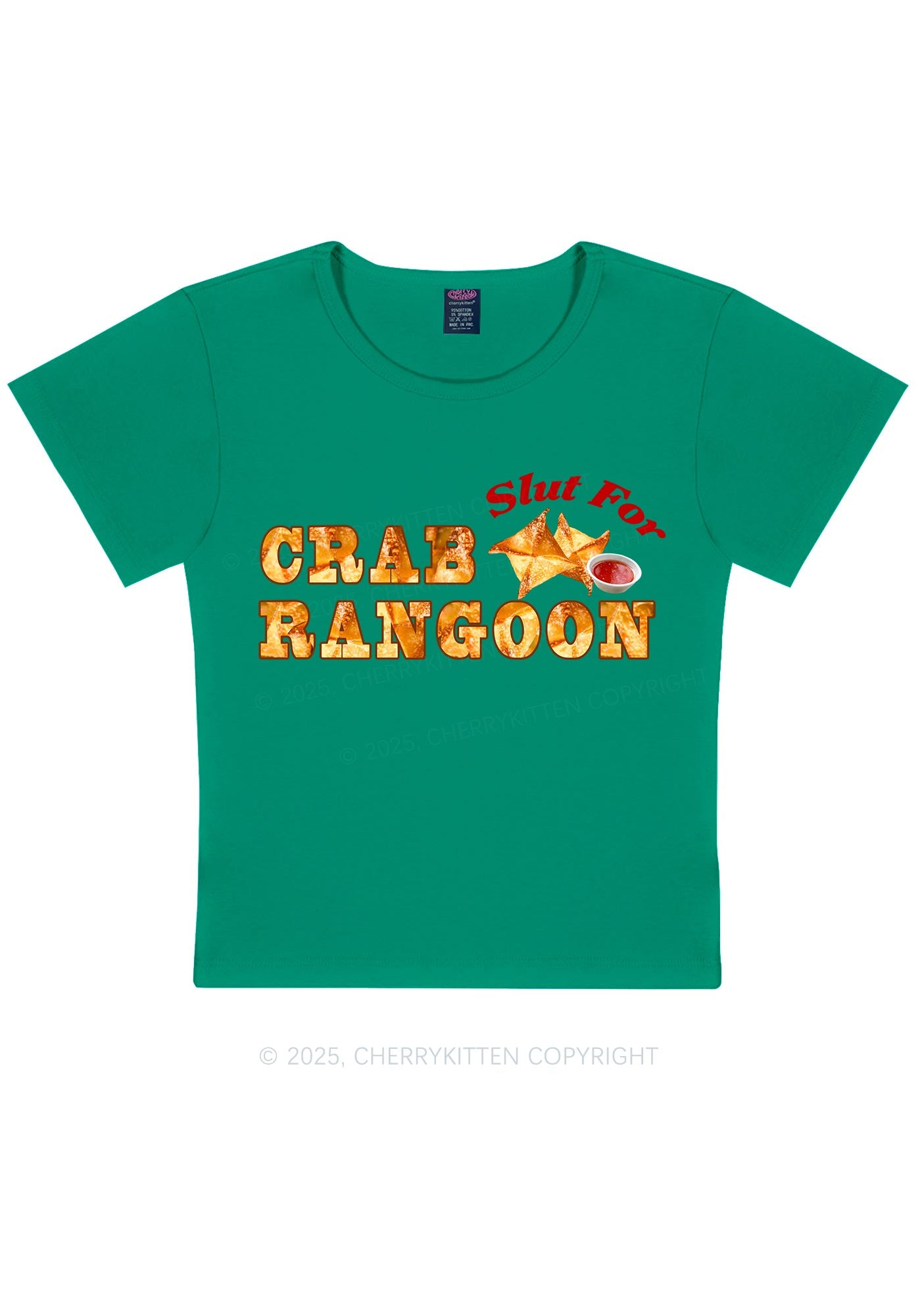 Slxt For Carb Rangoon Y2K Baby Tee Cherrykitten