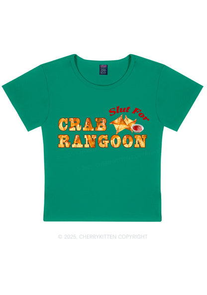 Slxt For Carb Rangoon Y2K Baby Tee Cherrykitten