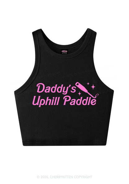 Daddys Uphill Paddle Y2K Crop Tank Top Cherrykitten