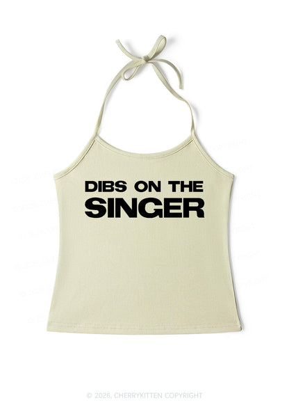 Dibs On The Singer Y2K Halter Neck Cami Cherrykitten