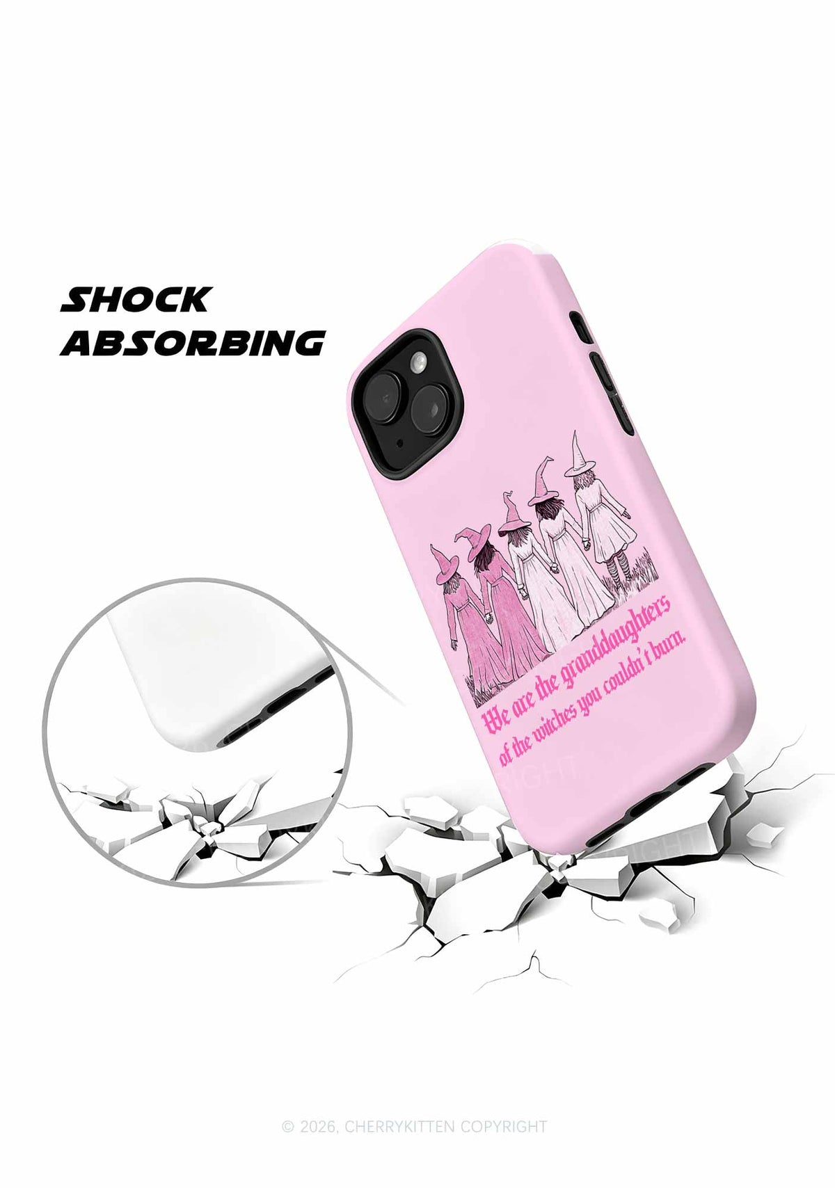 Halloween Witches Granddaughters Y2K Phone Case Cherrykitten