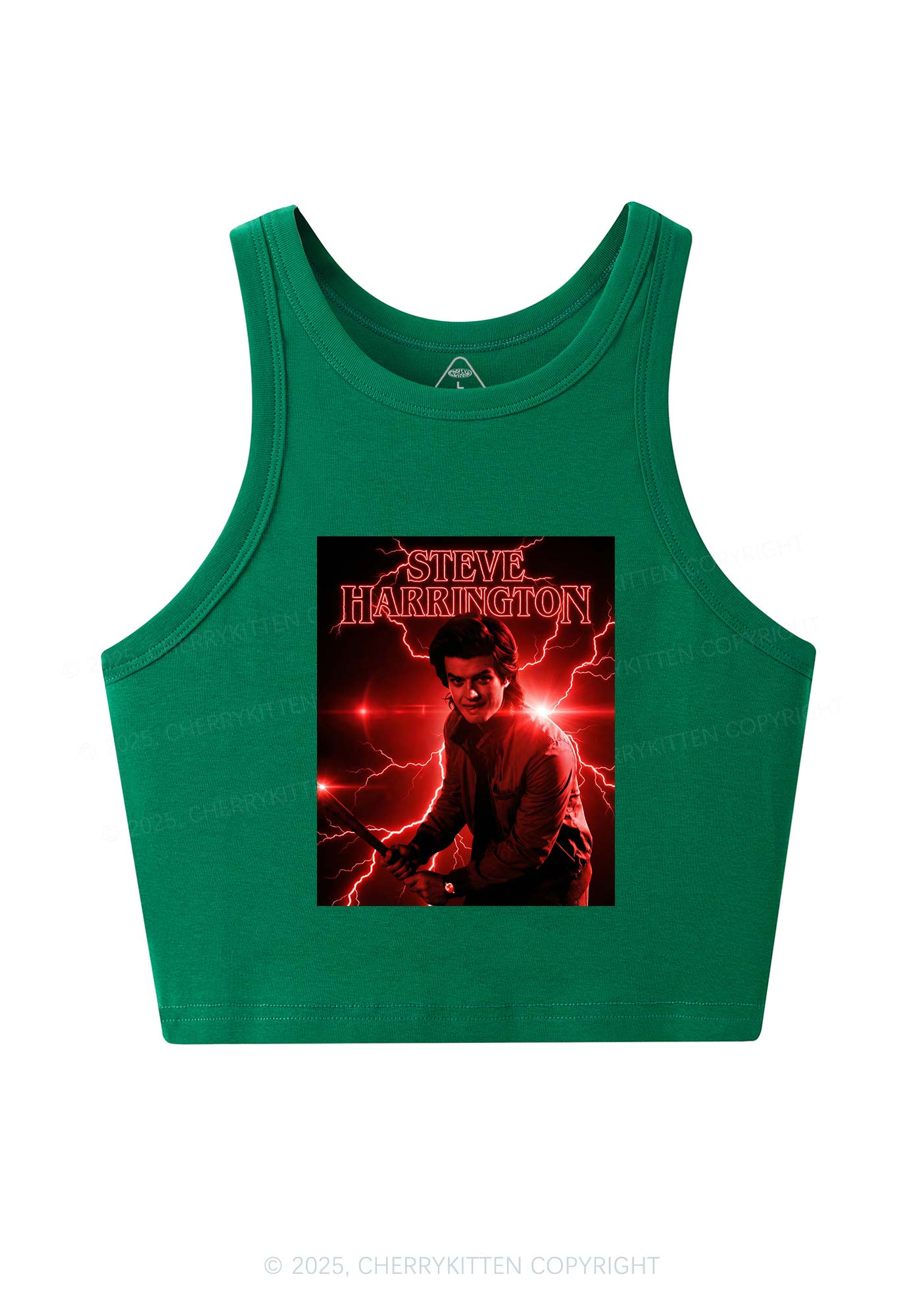 SH Red Lightning Y2K Crop Tank Top Cherrykitten