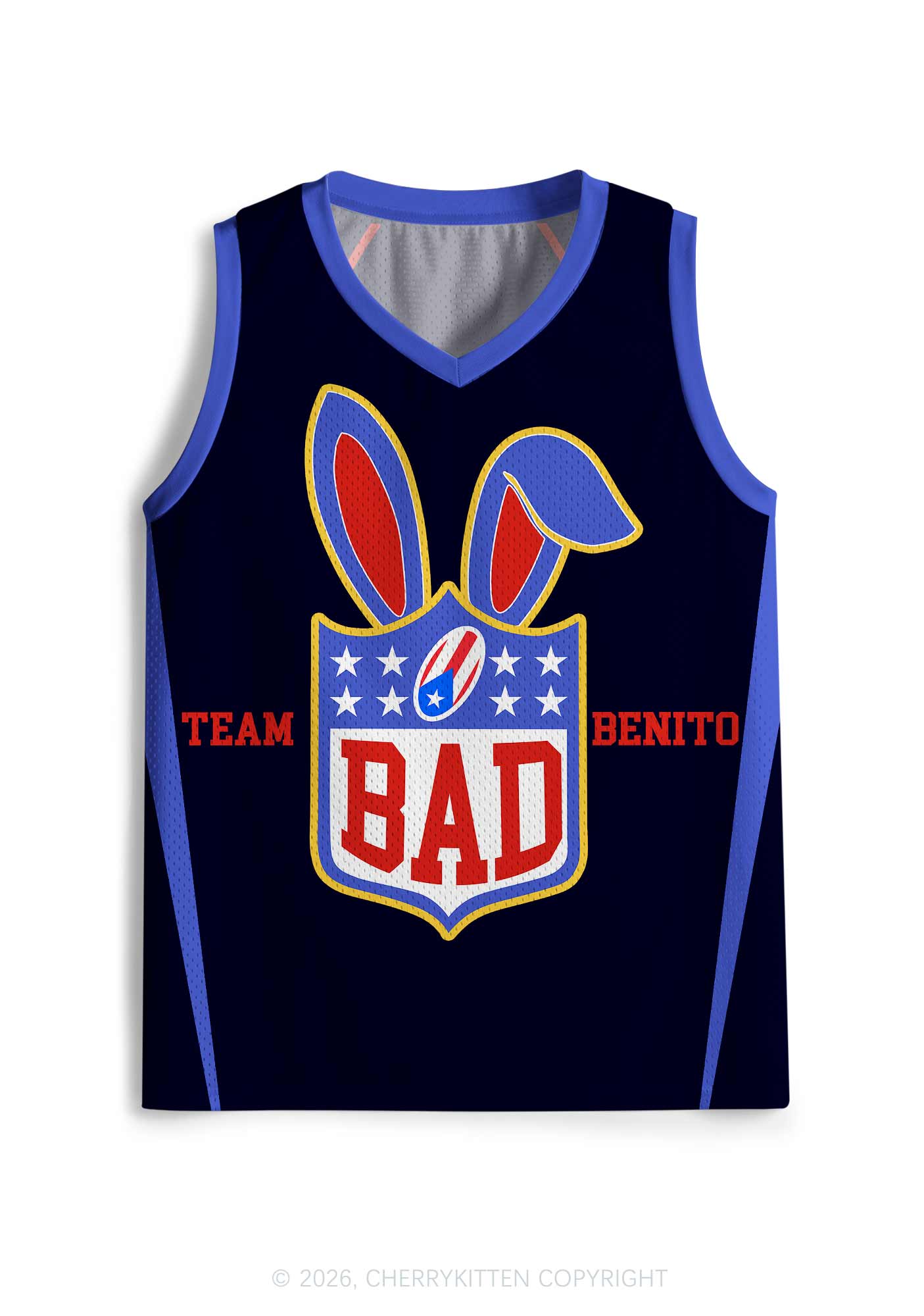 Black Football Bunny Y2K Sport Jersey Tank Cherrykitten