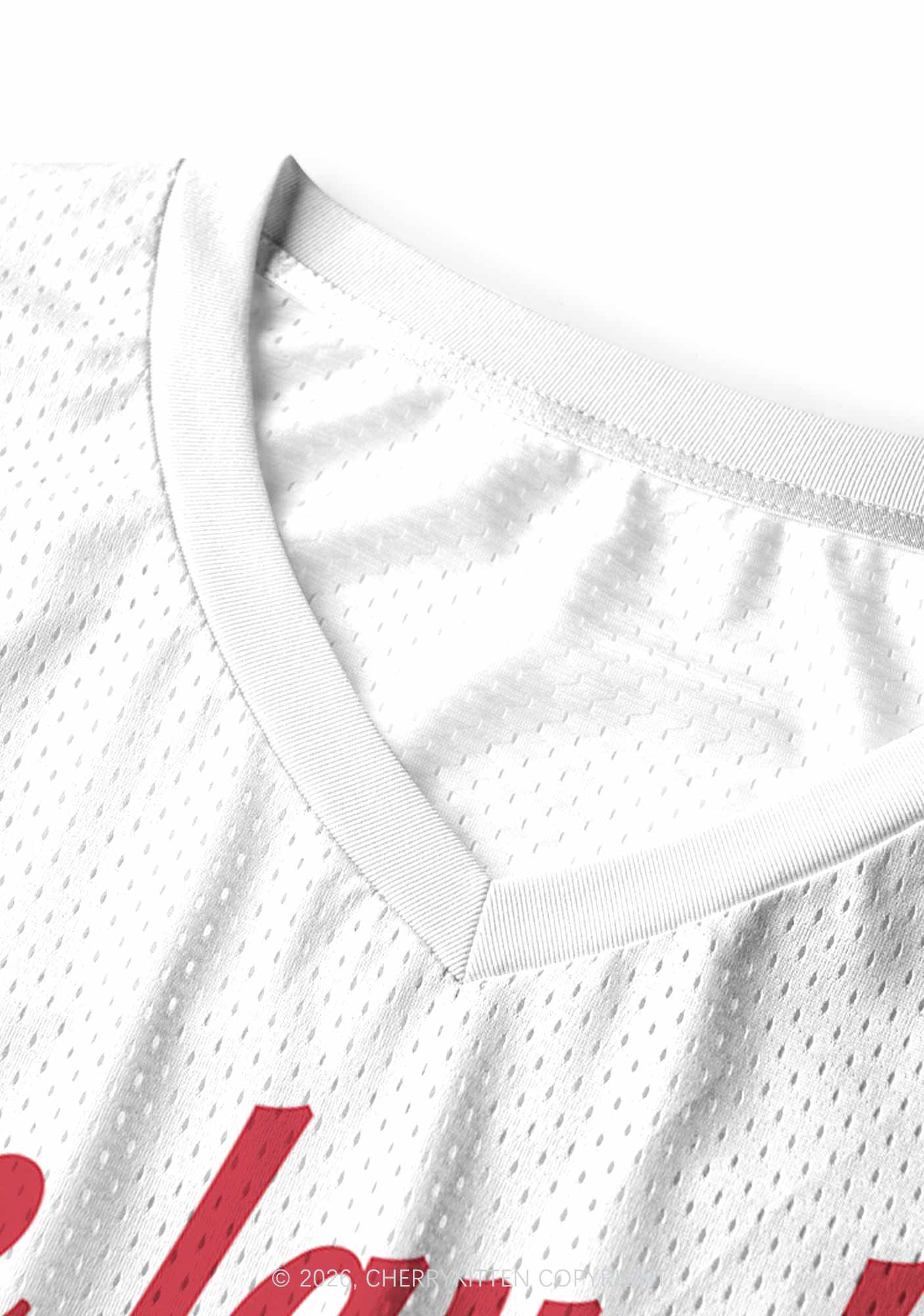 White Live Laugh Lesbian Pride Y2K Sport Jersey Tank Cherrykitten