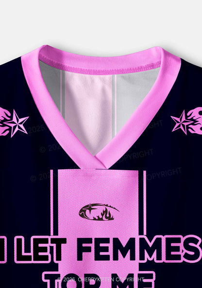 Pink Flame Star Femmes Top Me Pride Y2K Crop Sport Jersey Shirts Cherrykitten