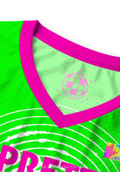 Pretty Girls Like House Music Y2K Sport Jersey Tank Cherrykitten