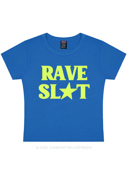 Rave Slxt Y2K Baby Tee Cherrykitten