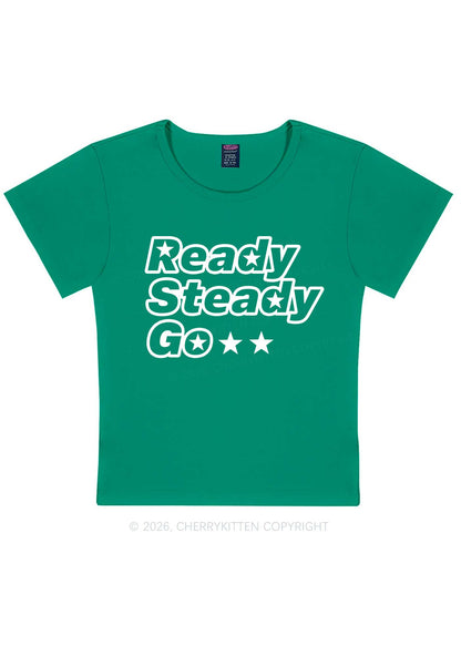 Ready Steady Go Y2K Baby Tee Cherrykitten