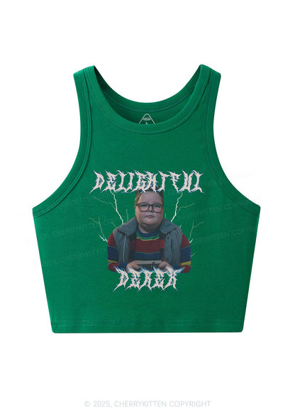 Delightful Boy Y2K Crop Tank Top Cherrykitten