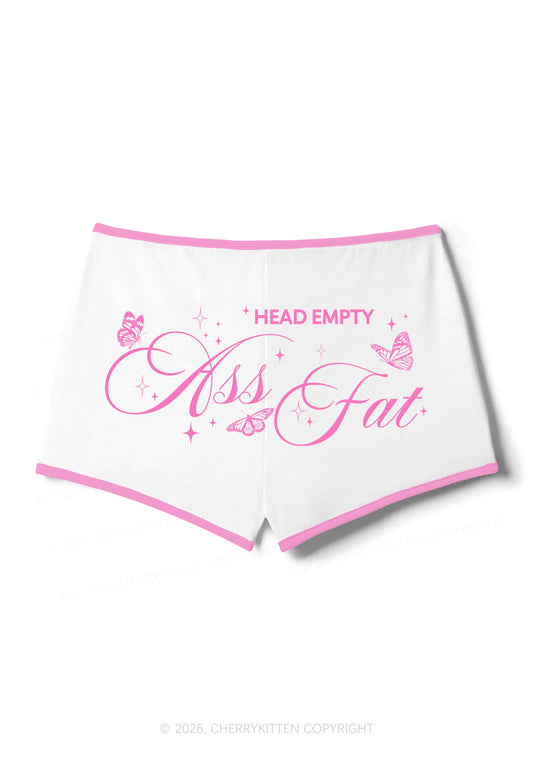 Head Empty Axx Fat Pride Y2K Booty Shorts Cherrykitten