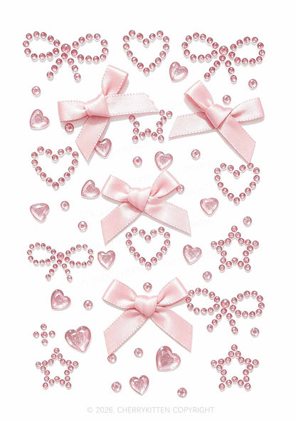 1pc Butterfly Rhinestone Y2K Face Sticker Cherrykitten