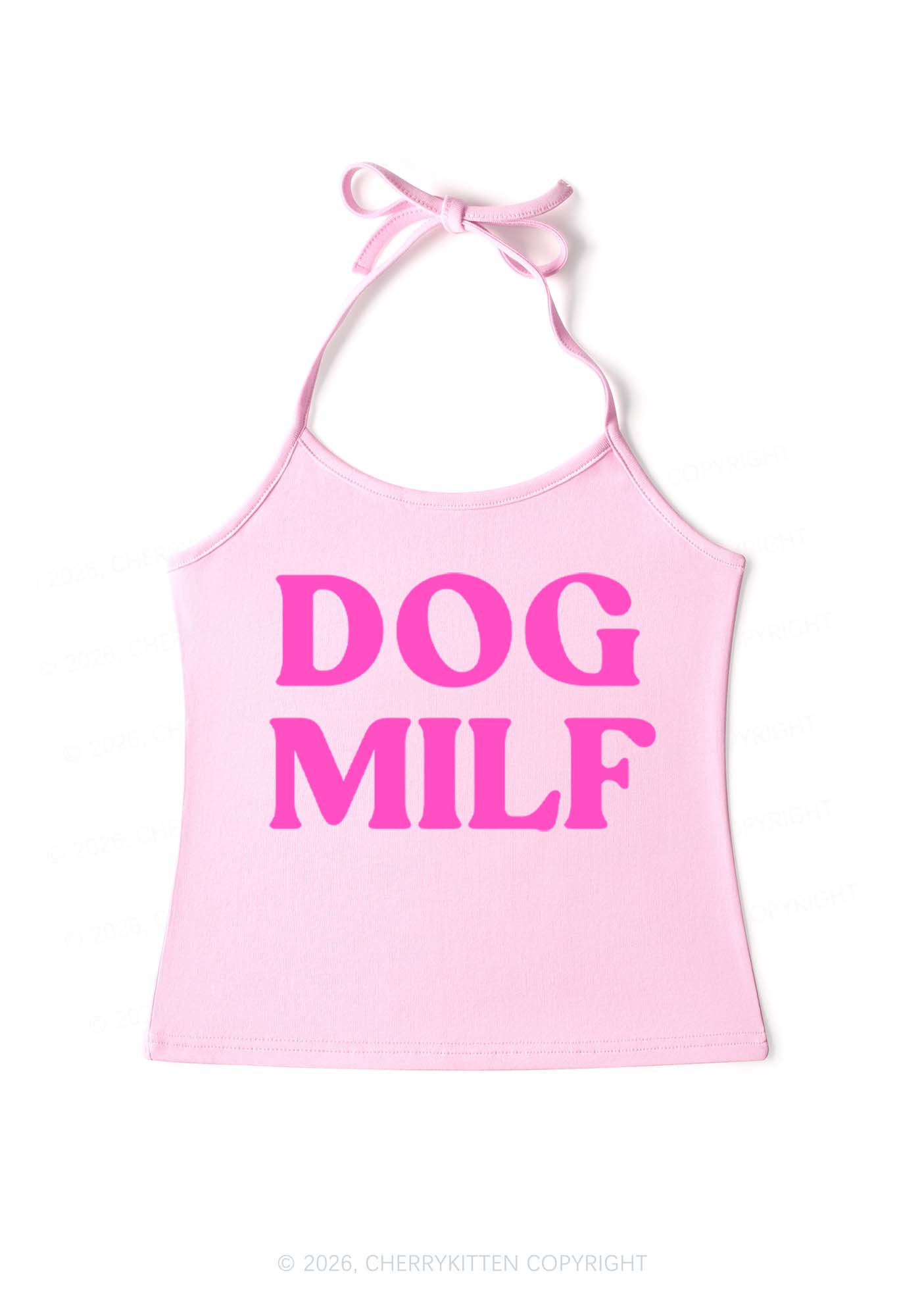 Dog Mxxf Y2K Halter Neck Cami Cherrykitten