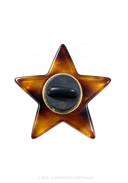 Tortoiseshell Amber Cxxt 1Pc Y2K Pin Cherrykitten