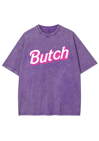 Pink Butch Y2K Shirts Washed Tee Cherrykitten