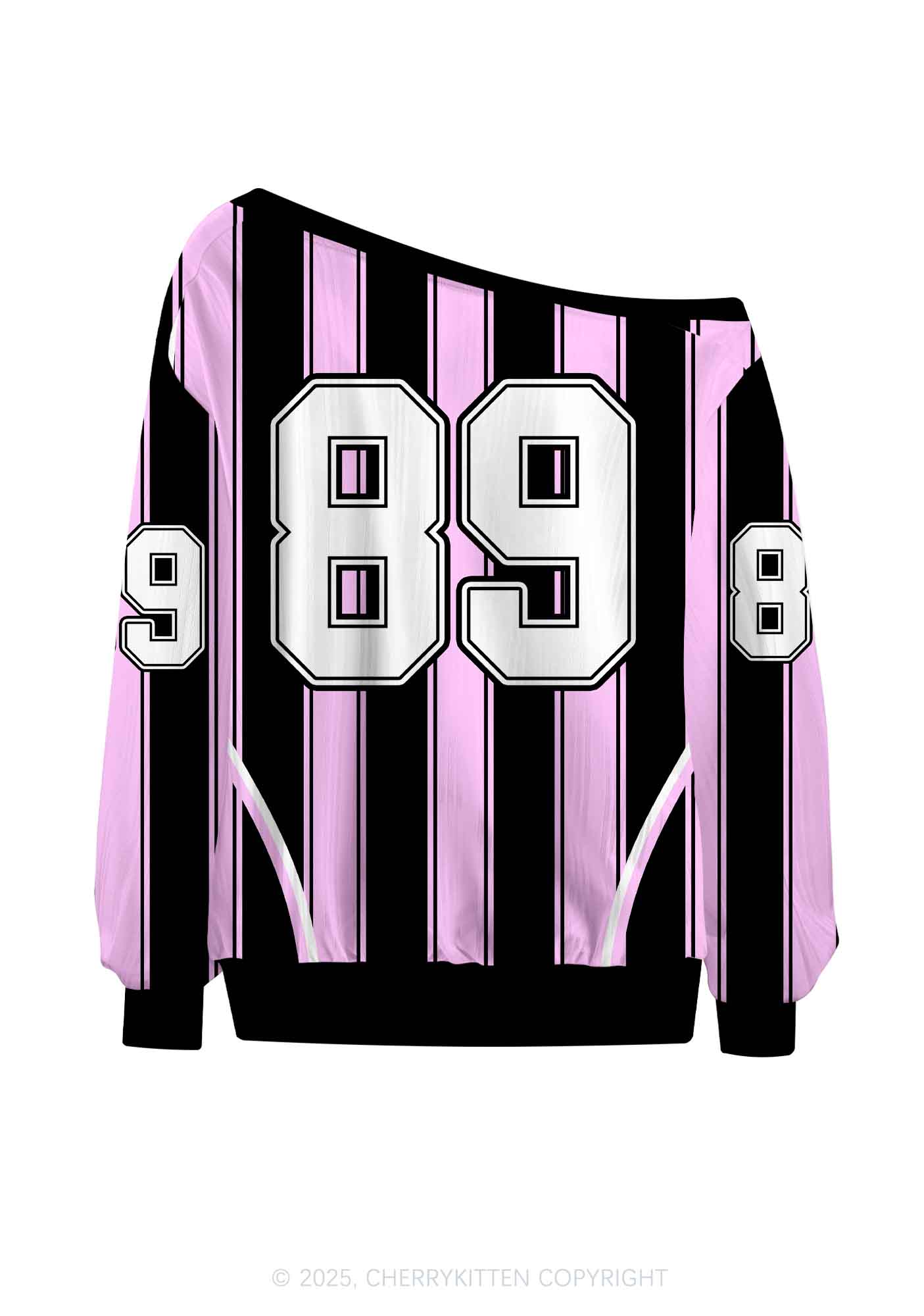 Custom Cheese Rat Y2K Off Shoulder Long Sleeve Sport Jersey Shirts Cherrykitten