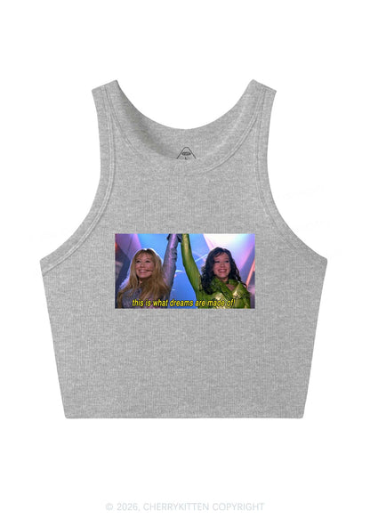 This Is What Dreams Are Y2K Crop Tank Top Cherrykitten