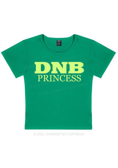 DNB Princess Y2K Baby Tee Cherrykitten