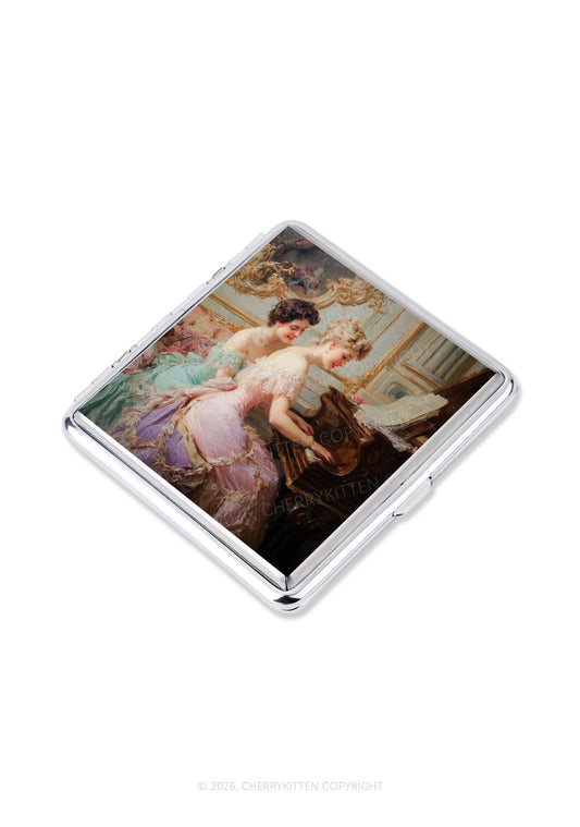 Elegant Piano Room Pride Y2K Cigarette Case Cherrykitten