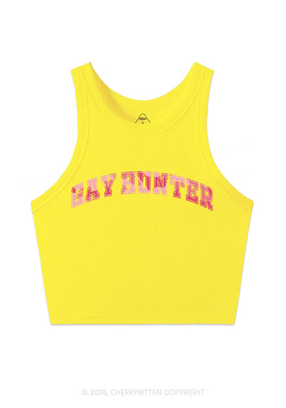Gay Hunter Pride Y2K Crop Tank Top Cherrykitten