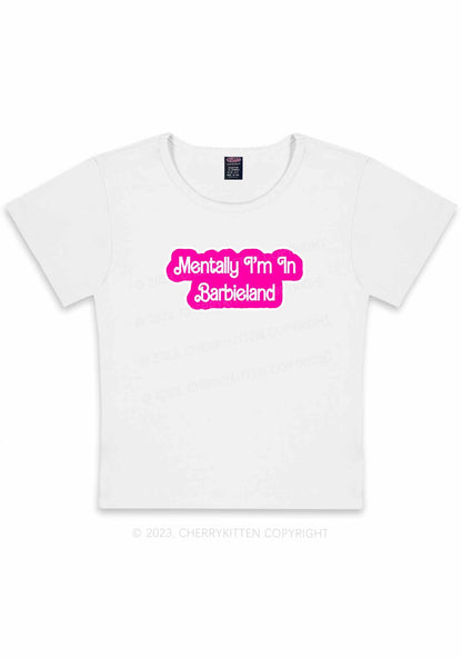 Curvy Mentally I'm In Y2K Baby Tee Cherrykitten