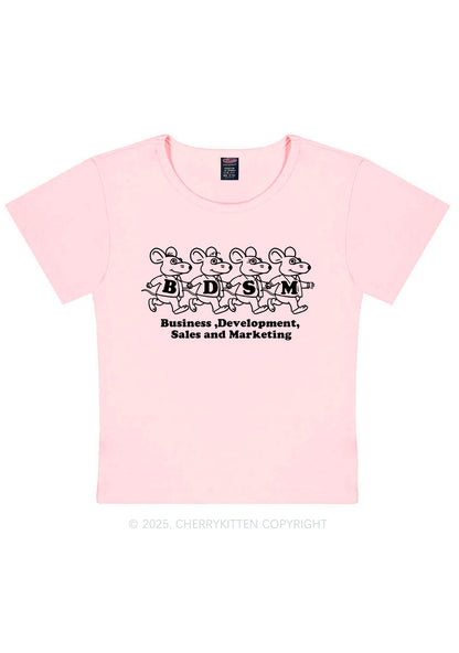 BDSM Rats Y2K Baby Tee Cherrykitten
