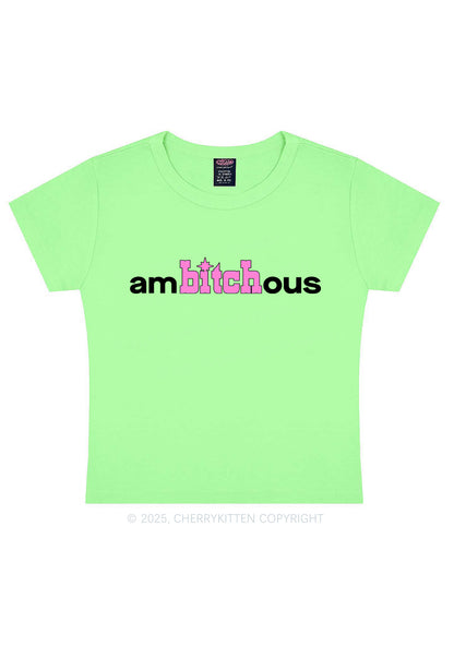 Ambxxchous Y2K Baby Tee Cherrykitten