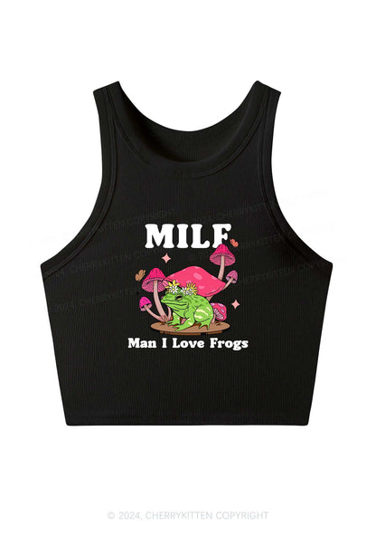 Mxxf Frog Y2K Crop Tank Top Cherrykitten