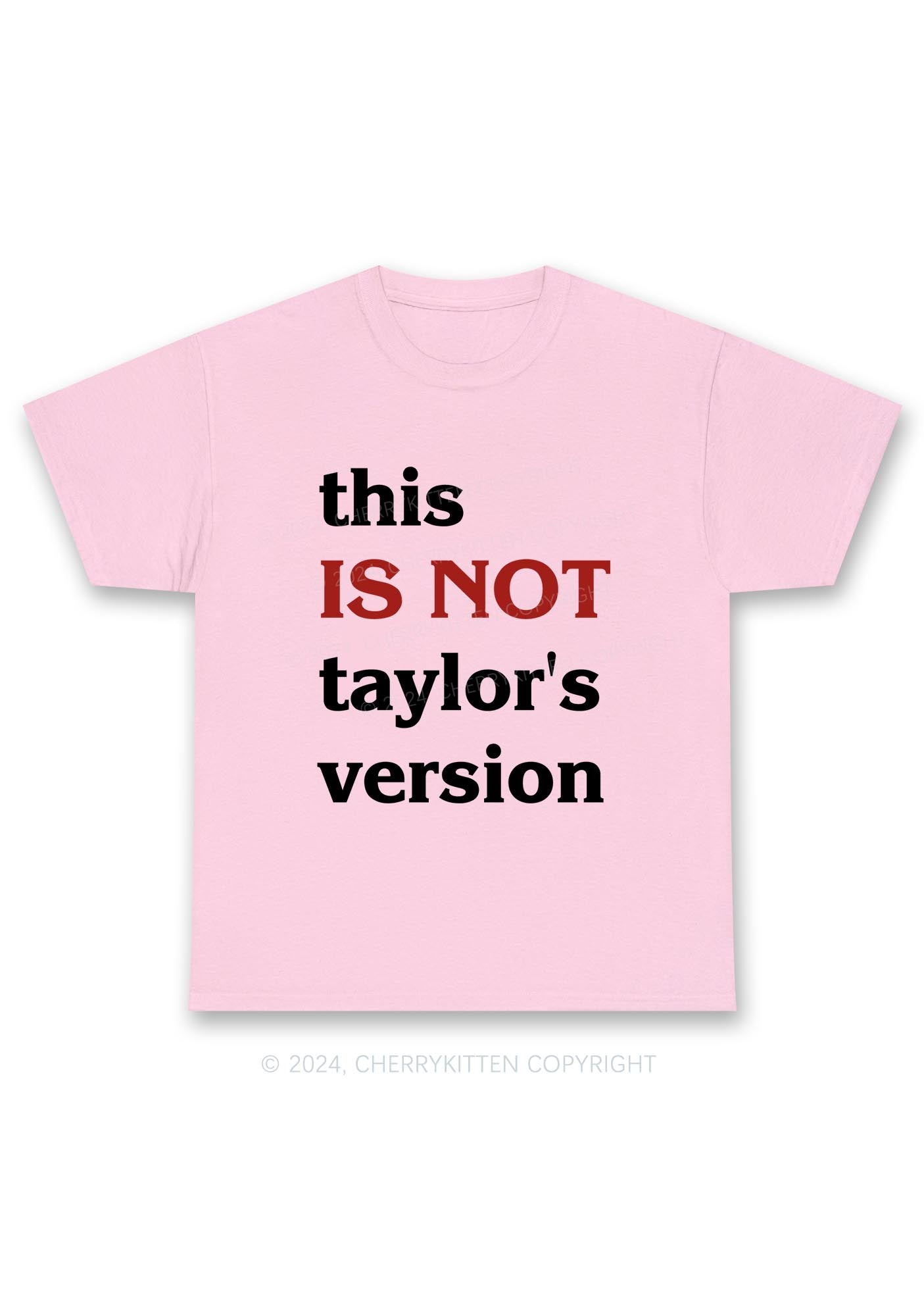 Is Not Tay's Version Y2K Chunky Shirt Cherrykitten