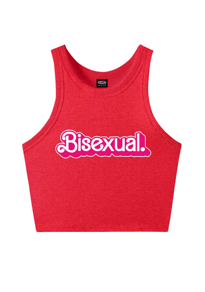 Pink Bisexual Pride Y2K Crop Tank Top Cherrykitten