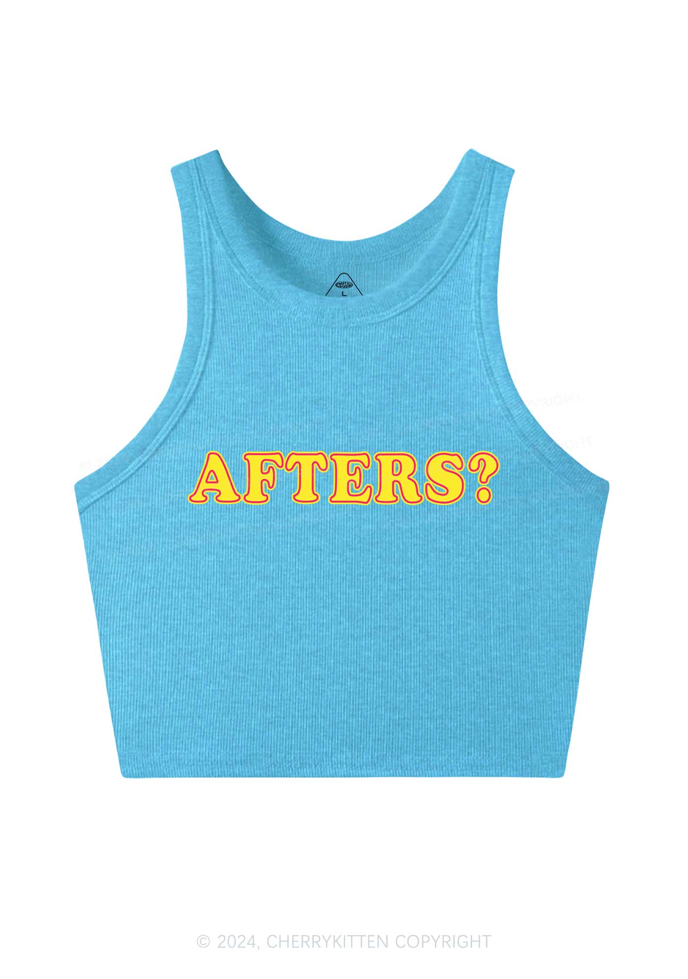 Afters Y2K Crop Tank Top Cherrykitten