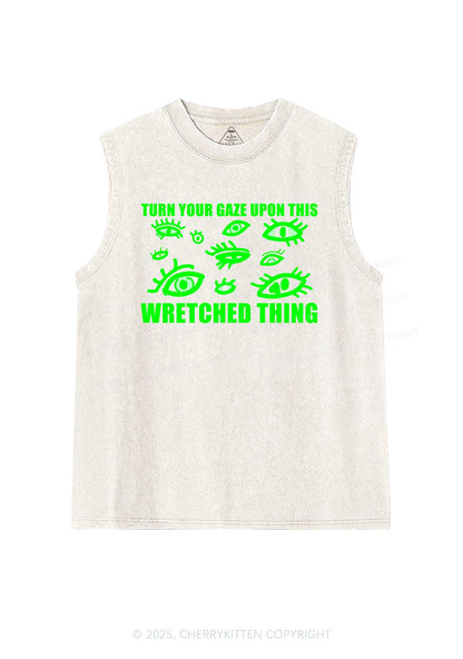 Turn Your Gaze Upon This Y2K Washed Muscle Tank Cherrykitten