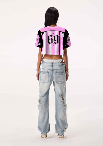 Gods Favorite Femme Pride Y2K Crop Sport Jersey Shirts Cherrykitten