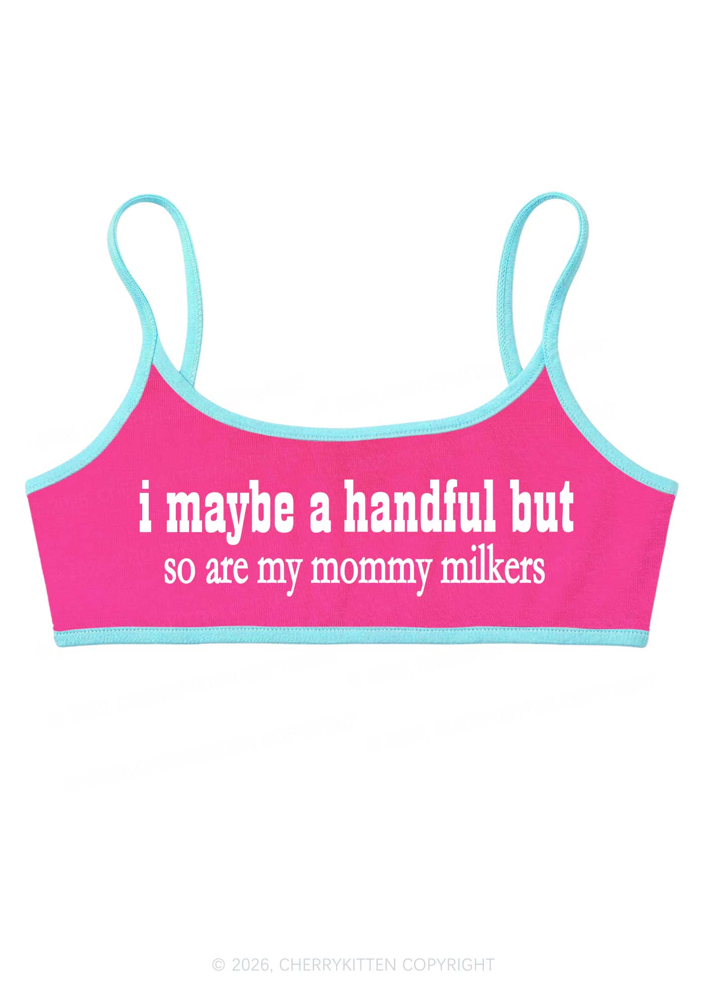 Handful Mommy Milkers Y2K Super Crop Cami Cherrykitten