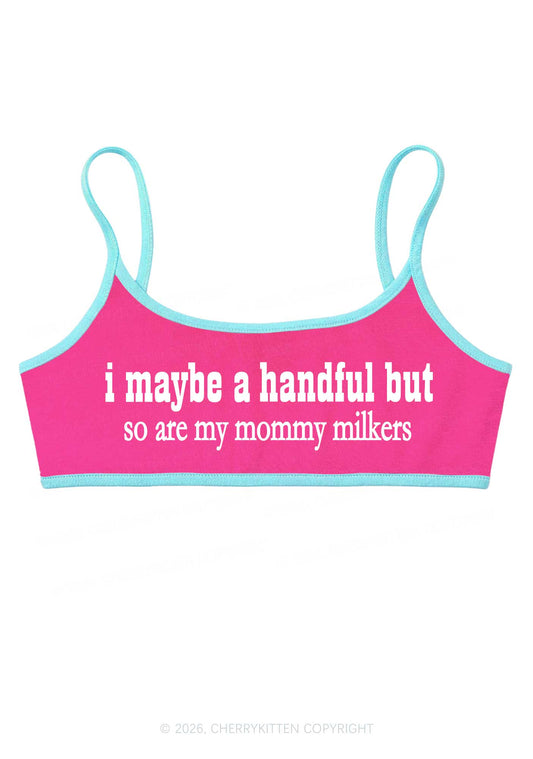 Handful Mommy Milkers Y2K Super Crop Cami Cherrykitten