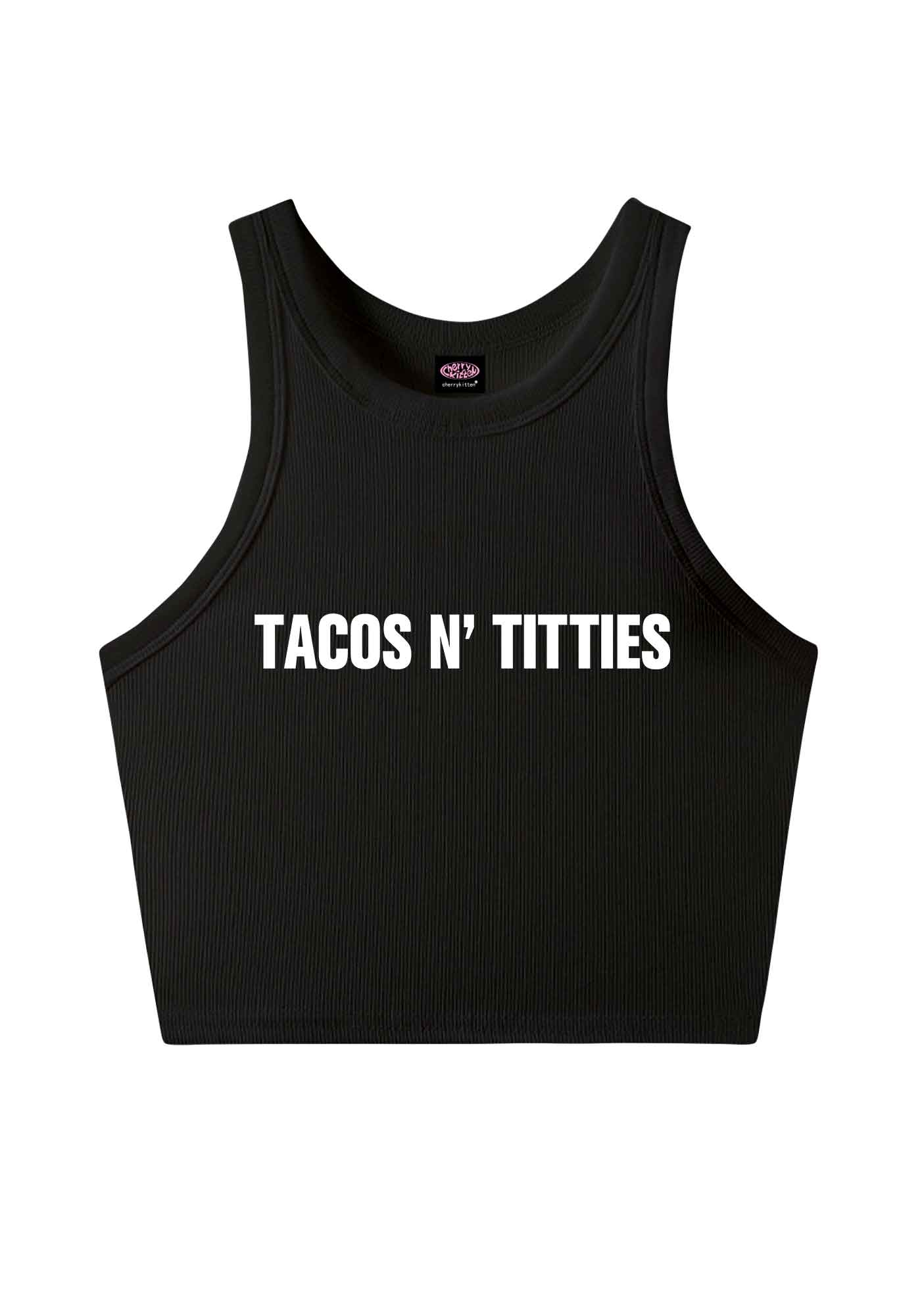 Tacos And Txtties Y2K Crop Tank Top Cherrykitten