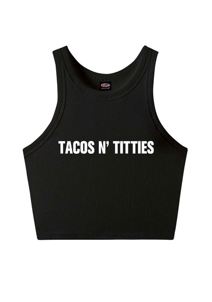 Tacos And Txtties Y2K Crop Tank Top Cherrykitten
