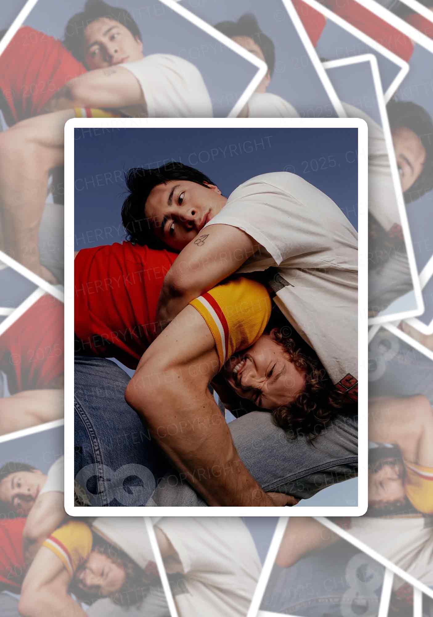 Back Hug HR 1pc Y2K Sticker Cherrykitten