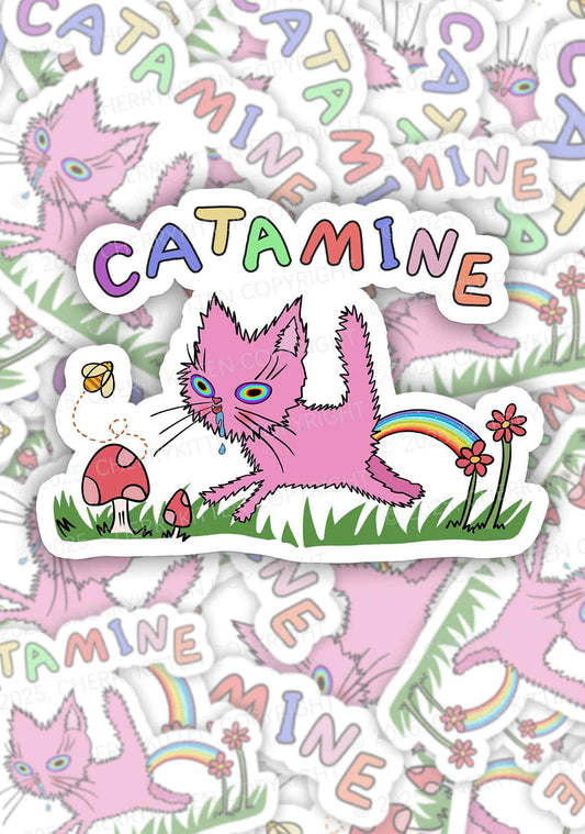 Catamine 1Pc Y2K Sticker Cherrykitten