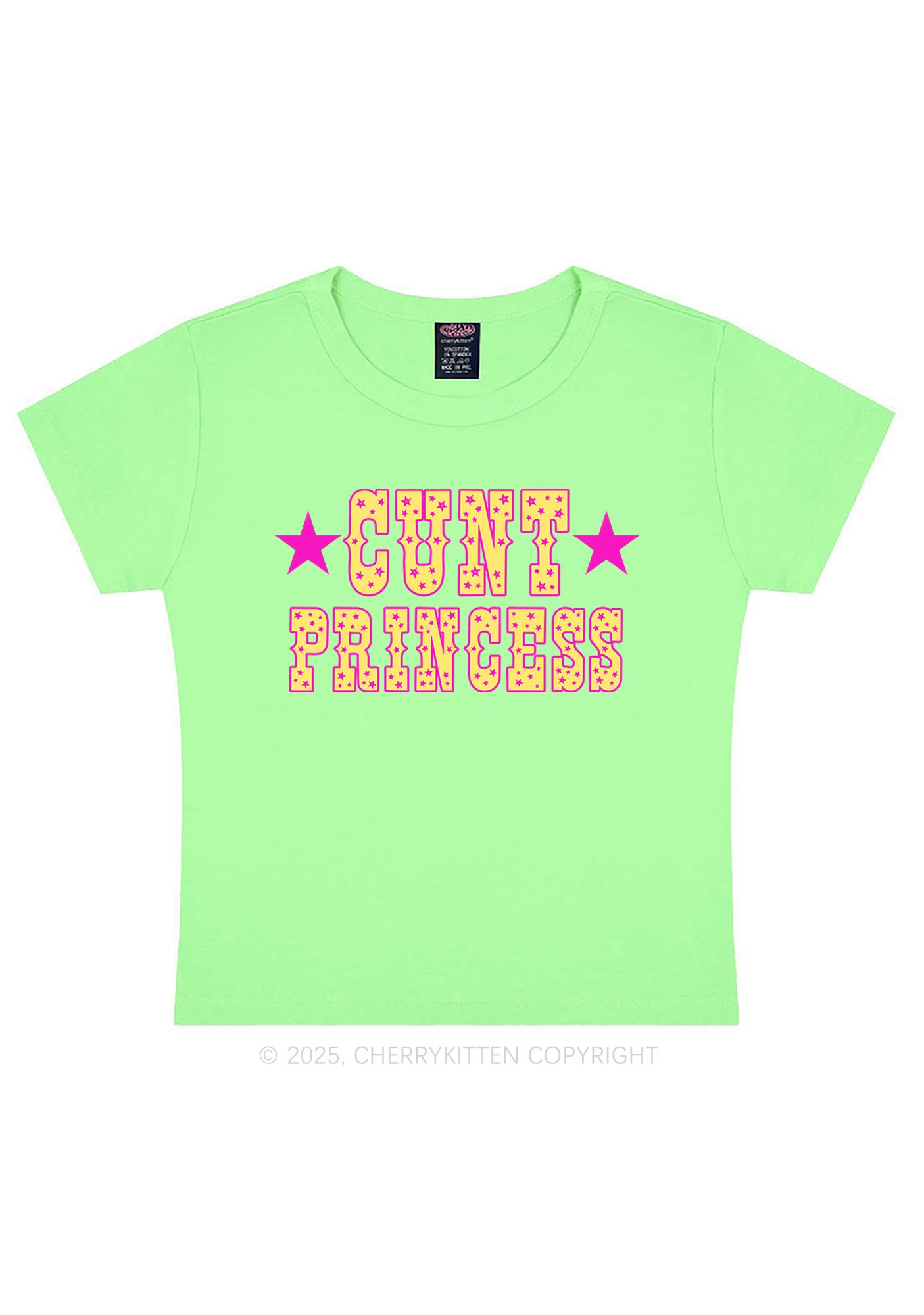 Cxxt Princess Y2K Baby Tee Cherrykitten