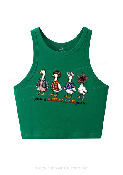 Just A Stranger Goose Y2K Crop Tank Top Cherrykitten