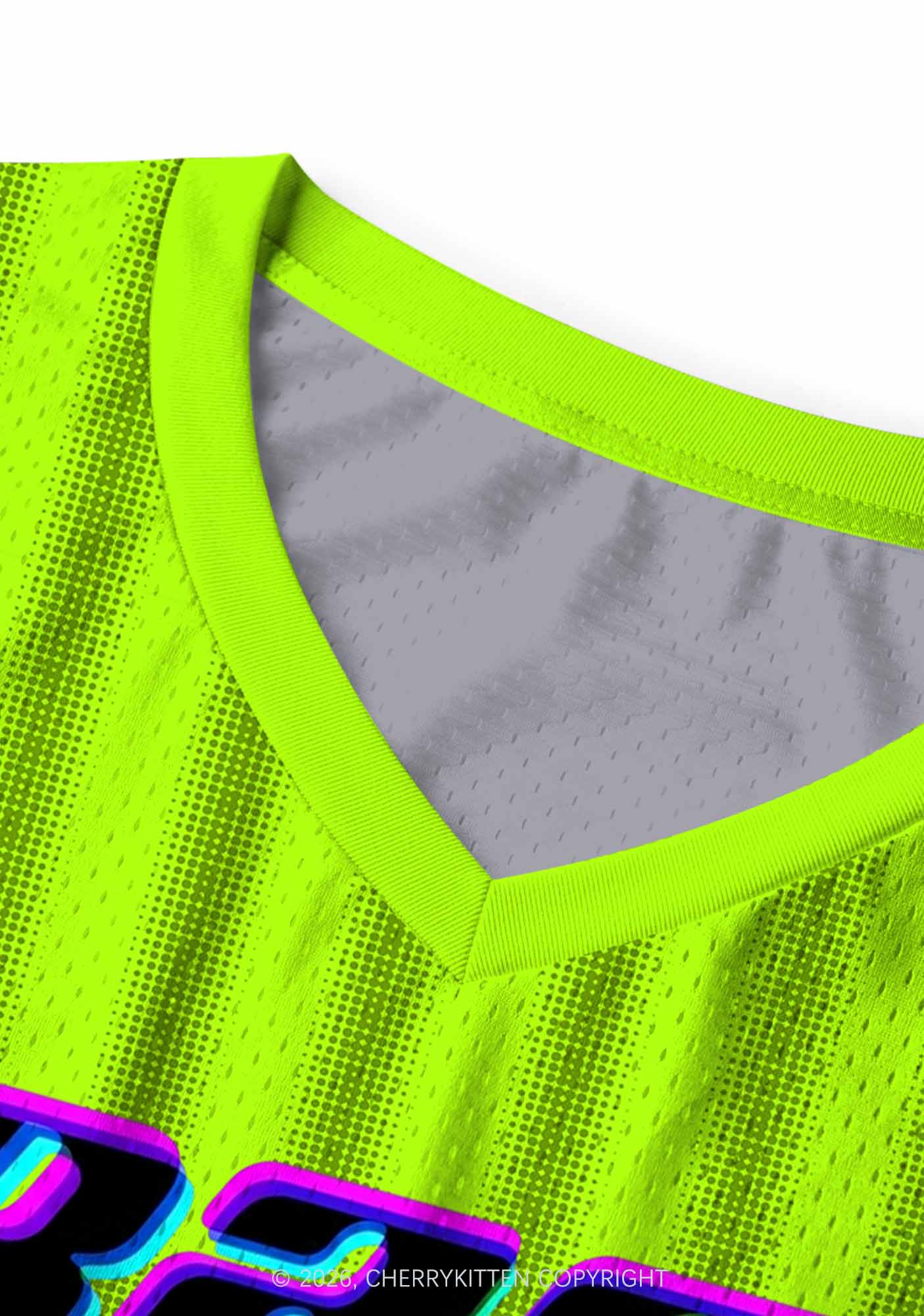 Green Bass Slxt Y2K Sport Jersey Tank Cherrykitten